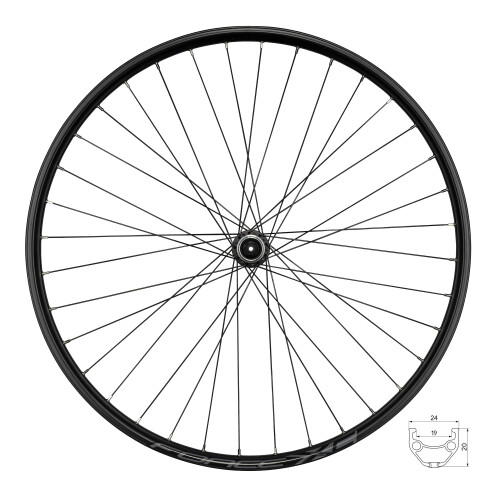 kolo zadní FORCE XC DISC 622x19 FHQ400-CL 36d