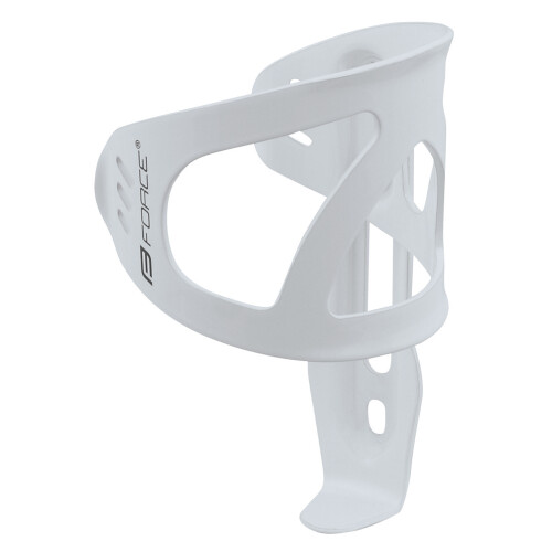 košík láhve FORCE UNI Al, bílý lesklý