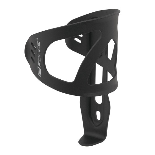 košík láhve FORCE UNI Al, černý matný