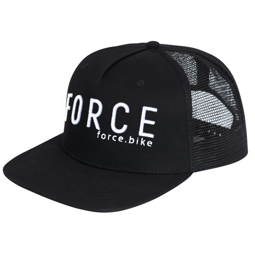 kšiltovka FORCE TRUCKER LOGO 3D, černo-bílá