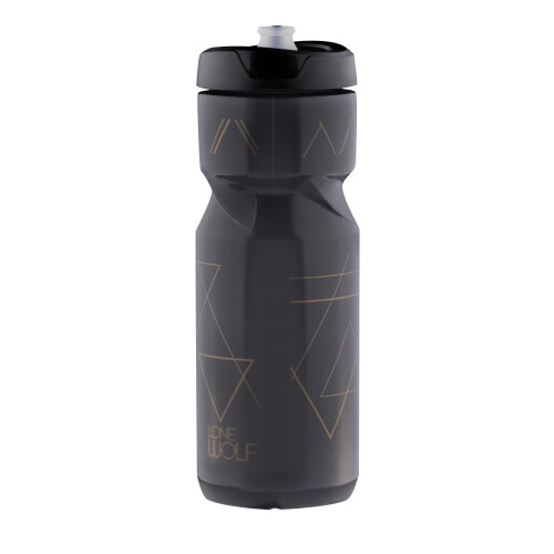 láhev FORCE LONE WOLF 0,8 l, černá kouřová-zlatá