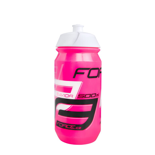 láhev FORCE SAVIOR 0,5 l, růžovo-bílo-černá