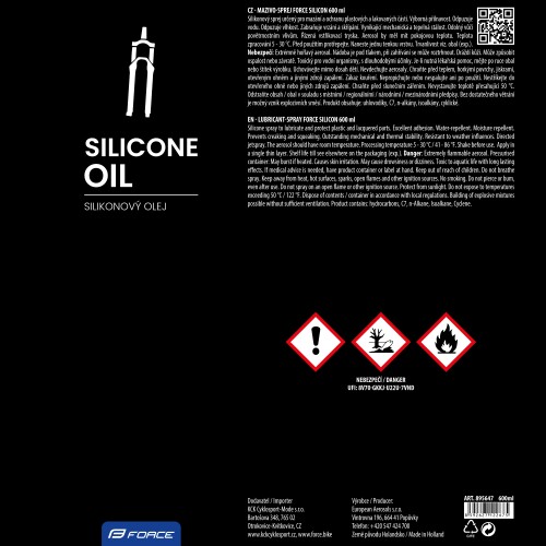 mazivo-sprej FORCE Silicon 600ml