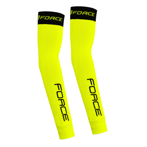 návleky na ruce FORCE 2 pletené, fluo