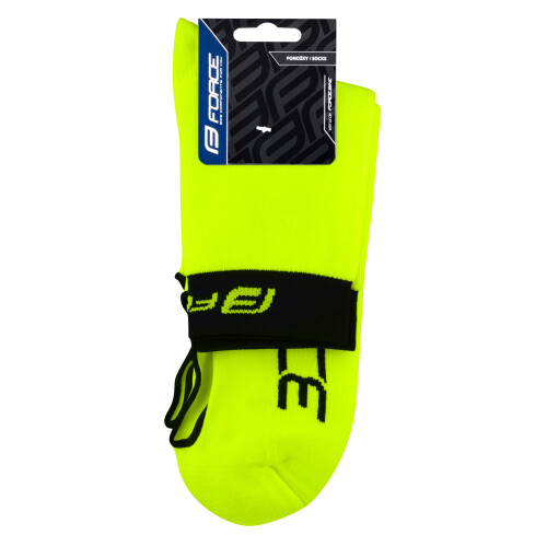 návleky treter FORCE 2 pletené ROAD, fluo