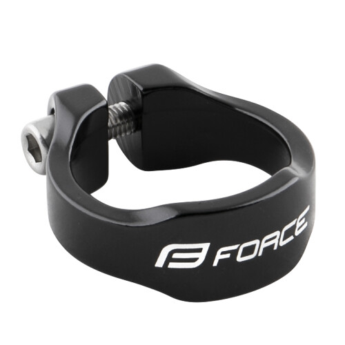 objímka sedlovky FORCE na šest.klíč 31,8mm Al,čer.