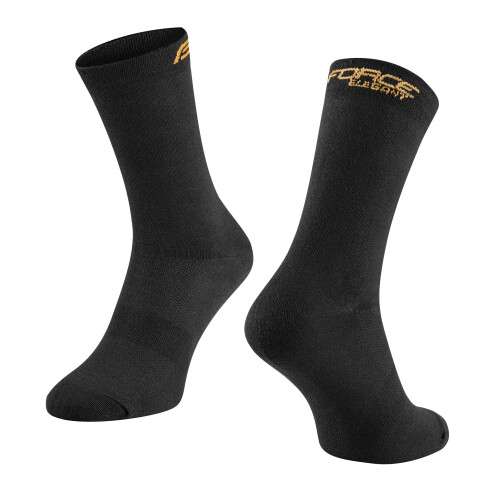 ponožky FORCE ELEGANT vysoké,černo-zlaté