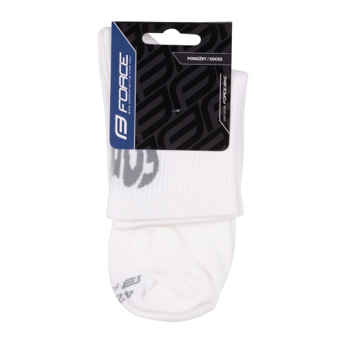 ponožky FORCE IN HEART krátké, bílé
