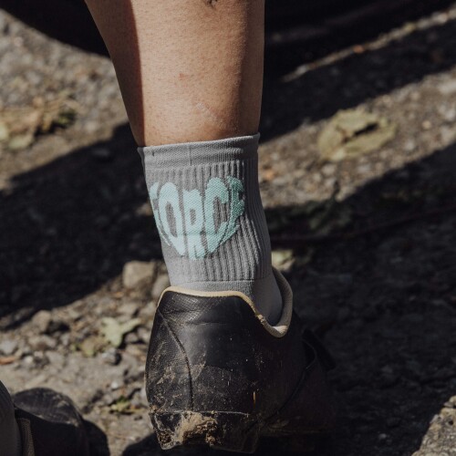 ponožky FORCE IN HEART krátké, šedé