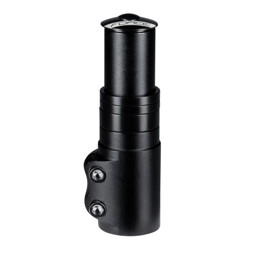 redukce FORCE nástavec vidlice 1 1/8''Al,116mm,črn