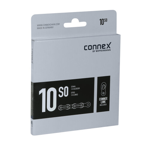 řetěz CONNEX 10s0 pro 10-kolo, stříbrný