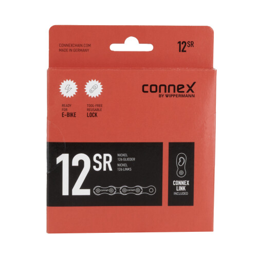 řetěz CONNEX 12sR pro 12-kolo, stříbrný