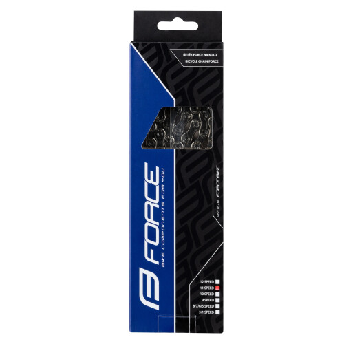 řetěz FORCE P1102 pro 11-kolo,116čl. celostříbrný