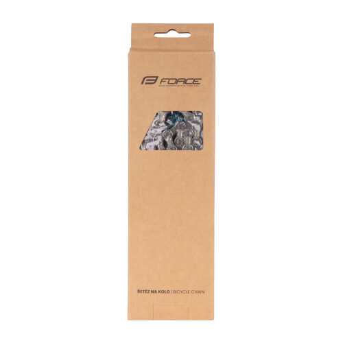řetěz FORCE/PYC P8001 pro 8-kolo,116čl. stříbrný