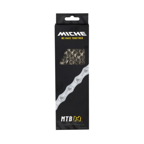 řetěz MICHE 9s pro MTB SH 138 čl, stříbrný, box
