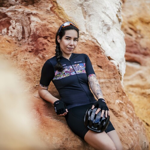 rukavice FORCE DARK, černé