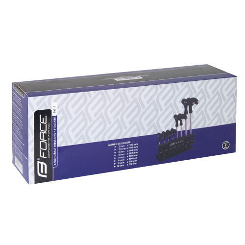 sada 8 T šest.klíčů FORCE 2-10 mm, se stojanem
