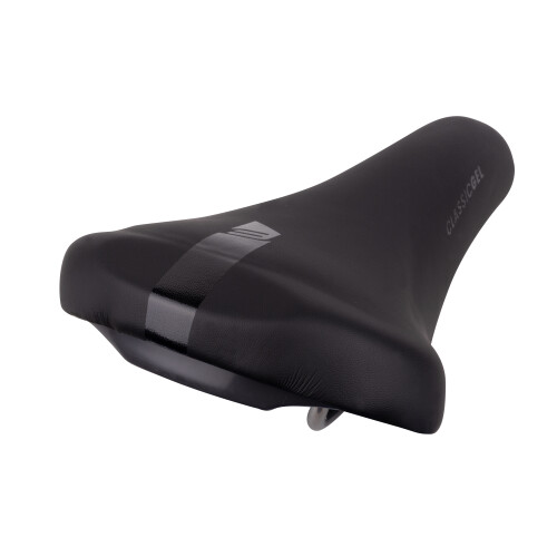 sedlo FORCE K2 CLASSIC GEL turistické , černé