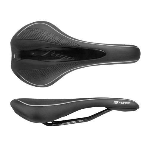 sedlo FORCE TRIGO dámské GEL TECH, černé