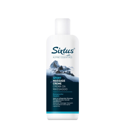 SIXTUS SPORT MASSAGE CREAM (krém masážní), 500 ml