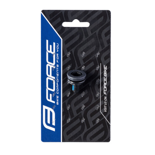 šroub do klik na šest.klíč Fe,černý, 1ks(bal.4ks)