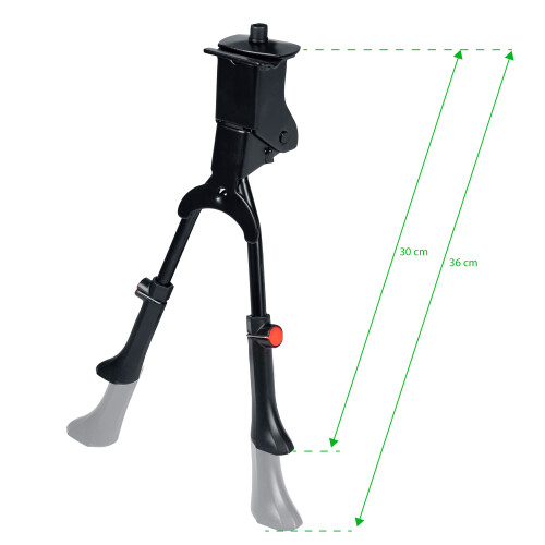 stojan FORCE 24-29'' Fe pod rám/dvojtý, černý