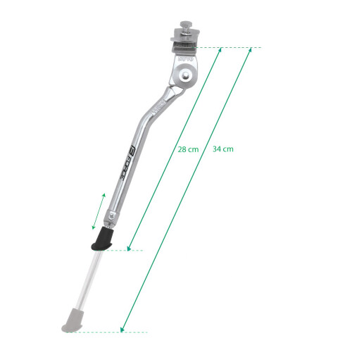 stojánek F TOP 20-28" Al pod rám+protikus,stříbrný