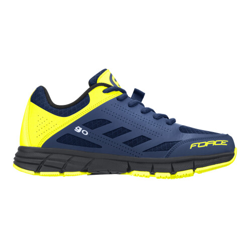 tretry FORCE MTB GO, modro-fluo
