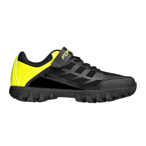 tretry FORCE MTB GO2, černo-fluo