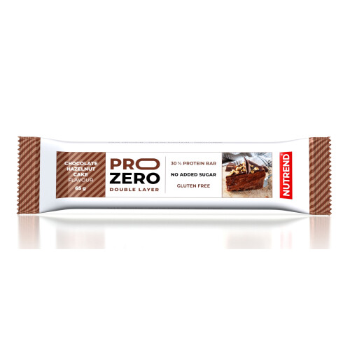 tyčinka PROZERO 65g, čokoládovo-oříškový koláč