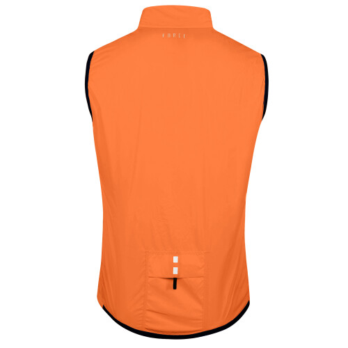 vesta FORCE WINDPRO, plná záda, oranžová