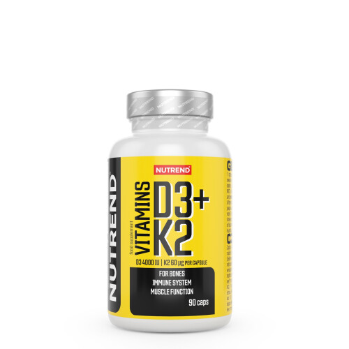 Vitamins D3+K2, 90 kapslí