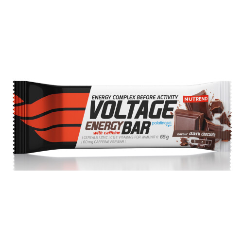 Voltage Energy Bar + kofein, tyčinka, 65g hoř čoko