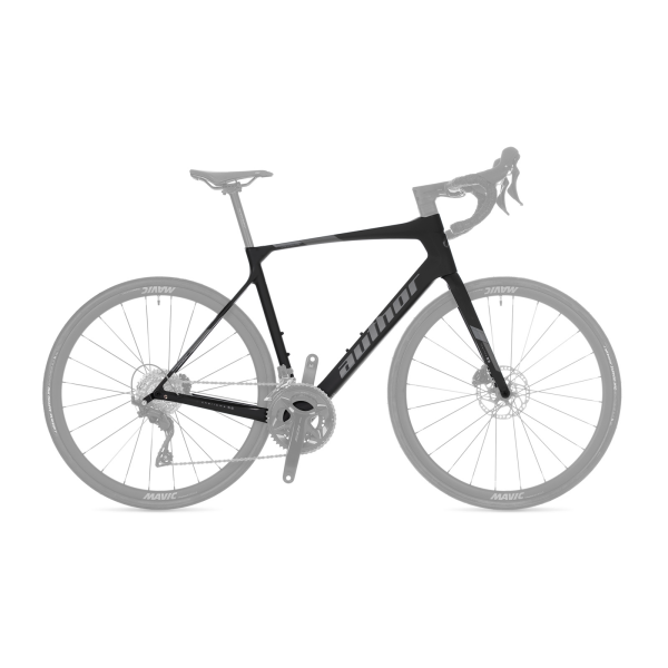 AUTHOR Rám+vidlice Charisma 55 2025 48 černá-matná/stříbrná GP2025