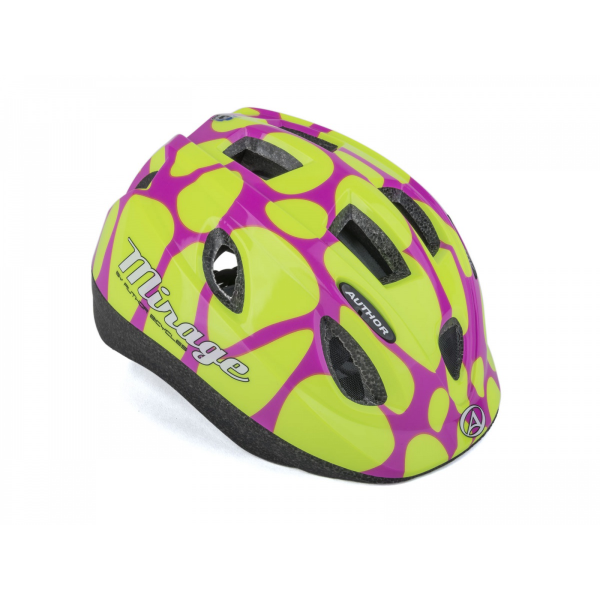AUTHOR Přilba Mirage Inmold 48-54cm (195 růžová/žlutá)