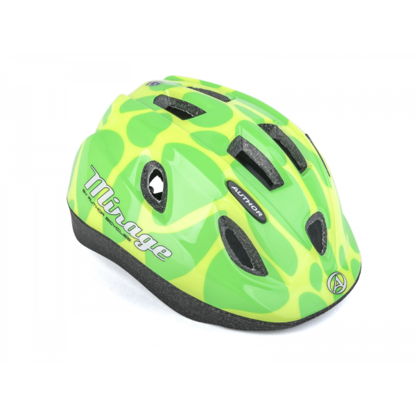 AUTHOR Přilba Mirage Inmold 48-54cm (198 žlutá/zelená)