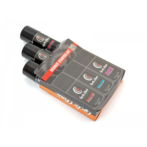 AUTHOR Sada Cycle Clinic Service Starter Kit 3x 150 ml  (černá)