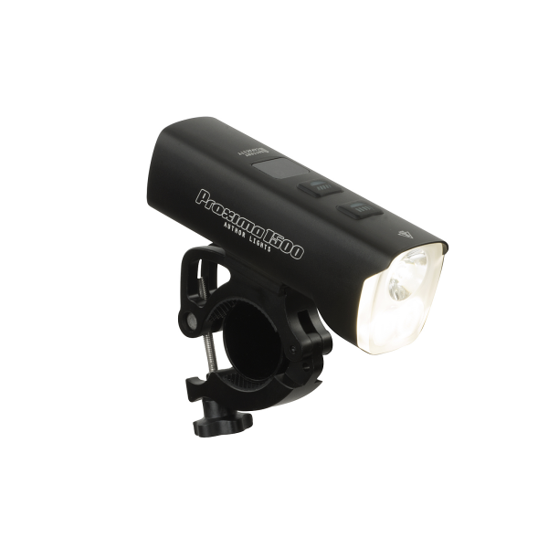 AUTHOR Světlo př. PROXIMA 1500 lm / HB 25-32 mm USB Alloy  (černá)