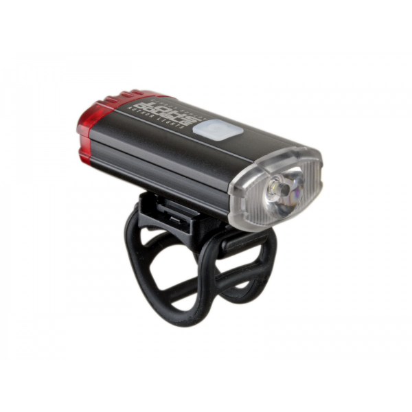 AUTHOR Světlo př. & zad. A-DoubleShot 250 / 12 lm USB  (černá)