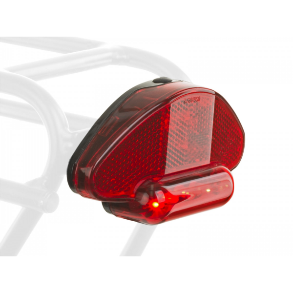 AUTHOR Světlo zad. A-Caddy 5  (černá/červené-sklo)