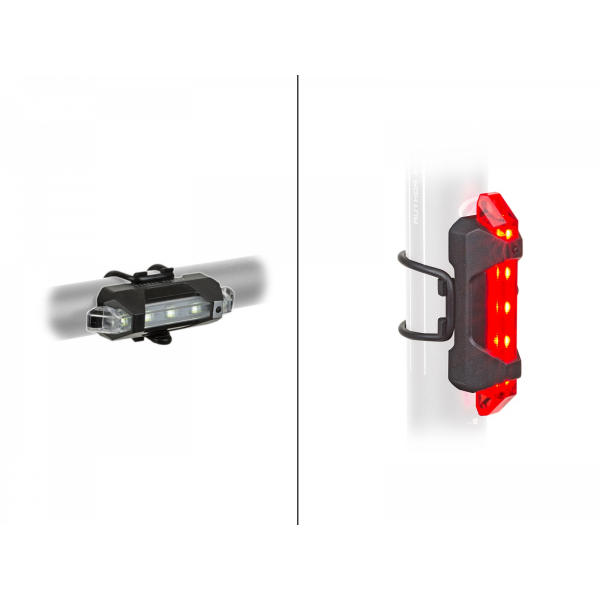 AUTHOR Světlo sada A-Stake Mini USB  (černá)