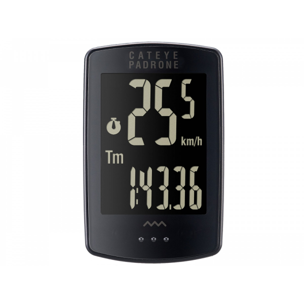 CATEYE Cyklopočítač CAT Padrone (PA100W) + OF100  (černá-stealth)