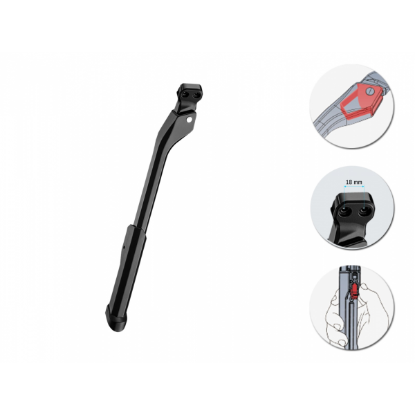 AUTHOR Stojan AKS-675 R18 E-bike 24"-29" (černá)