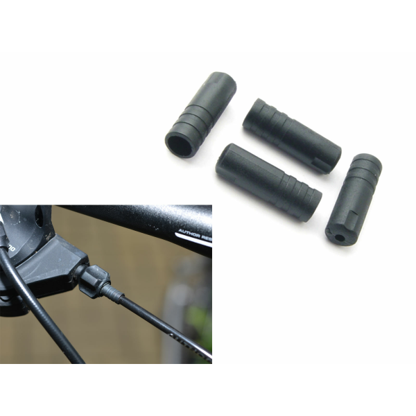 AUTHOR Koncovka bovdenu ABS-Kb-03S 4mm  (černá)