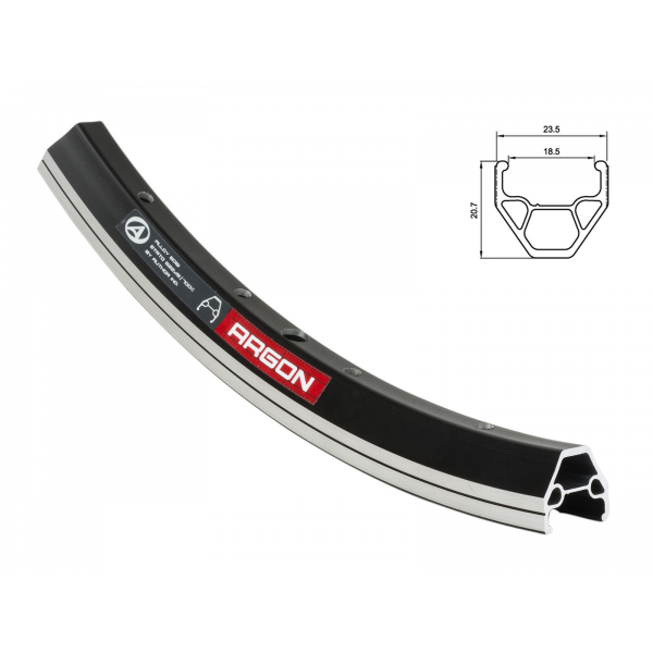 AUTHOR Ráfek ACO Argon X7 CNC 559x19/ 32 (černá)