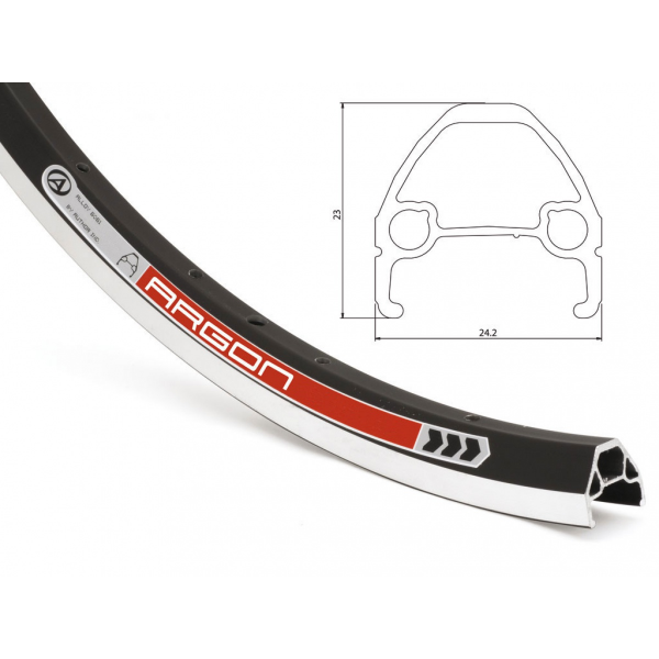 AUTHOR Ráfek ACO Argon 27,5 CNC 584x18/ 32 (černá)