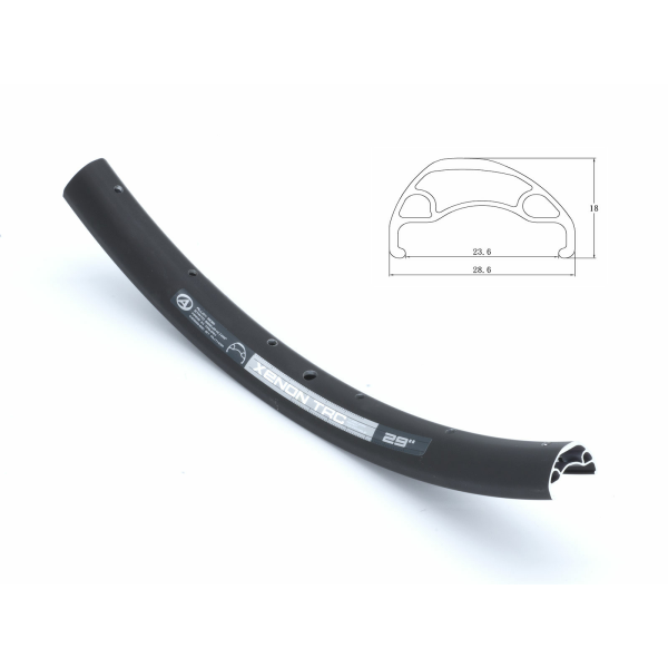 AUTHOR Ráfek ACO Xenon 29 TRC OS 622x24/ 32 disc (černá)