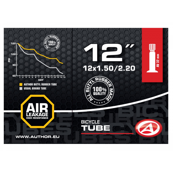 AUTHOR Duše AT-CMP-12" AV32 12x1.50/2.20 (černá)