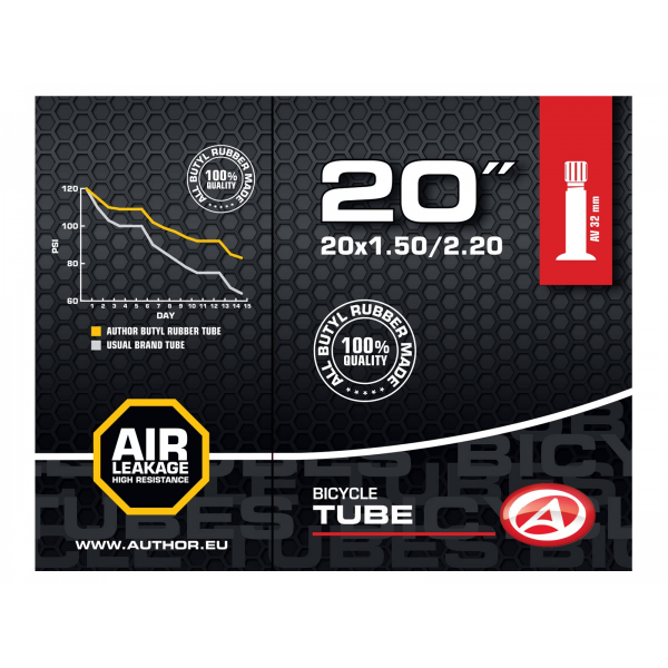 AUTHOR Duše AT-CMP-20" AV32 20x1.50/2.20 (černá)