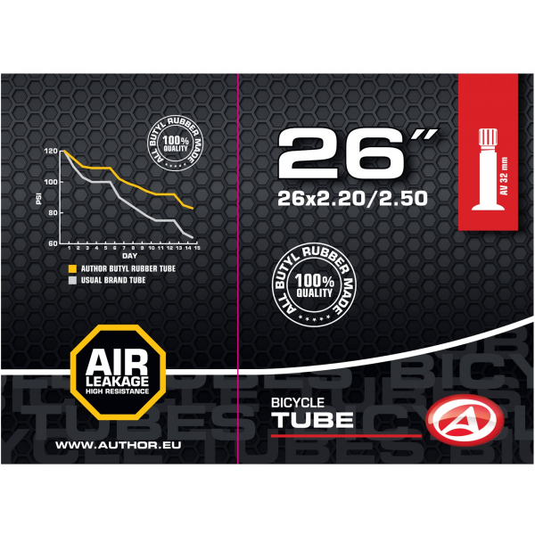 AUTHOR Duše AT-MTB-26" Wide AV32 26x2.20/2.50 (černá)